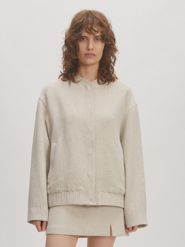 EDITED EDITED Jacke 'Malia' in Beige Bis zu 65% Rabatt