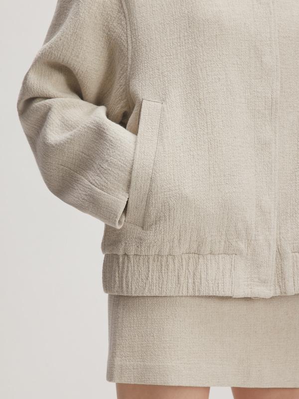 EDITED EDITED Jacke 'Malia' in Beige Bis zu 65% Rabatt