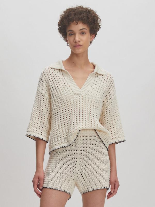 EDITED EDITED Pullover 'Sarai' (GRS) in Beige Beigemeliert Nur für heute