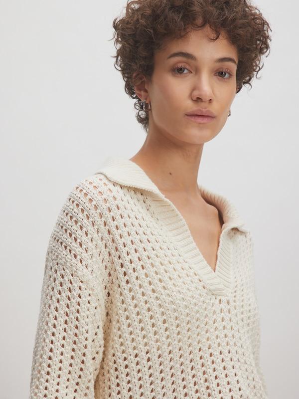 EDITED EDITED Pullover 'Sarai' (GRS) in Beige Beigemeliert Nur für heute