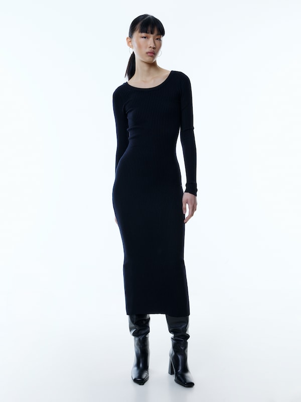 EDITED EDITED Kleid 'Oline' in Schwarz Sonderangebot der Fabrik