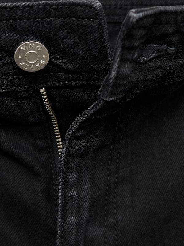 MANGO MANGO Regular Jeans 'CATHERIN' in Schwarz Speichern exportieren