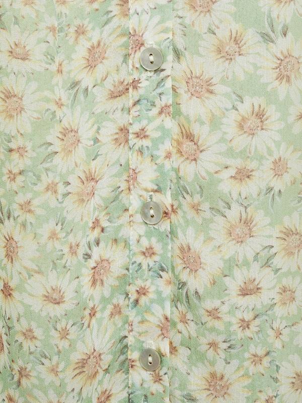 MANGO MANGO Bluse 'BELLE' in Hellgrün zollfrei