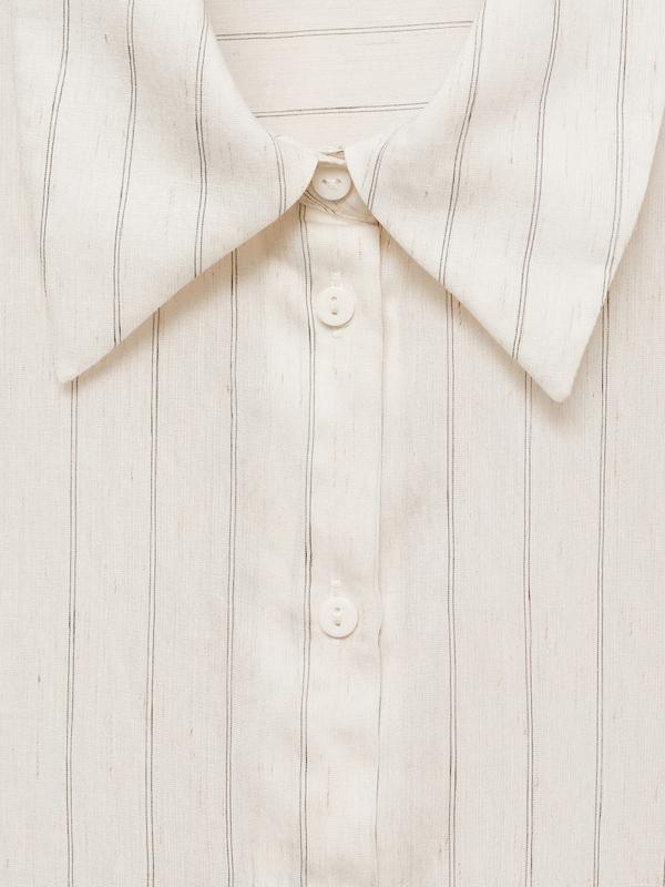 MANGO MANGO Bluse 'CORTAZAR' in Ecru 2025