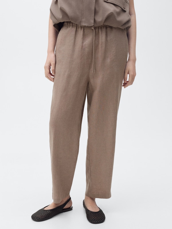 MANGO MANGO Loosefit Hose in Braun Hotsell