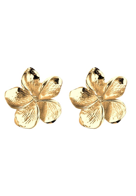 ELLI ELLI Ohrringe 'Frangipani Blüte' in Gold Exklusivangebot