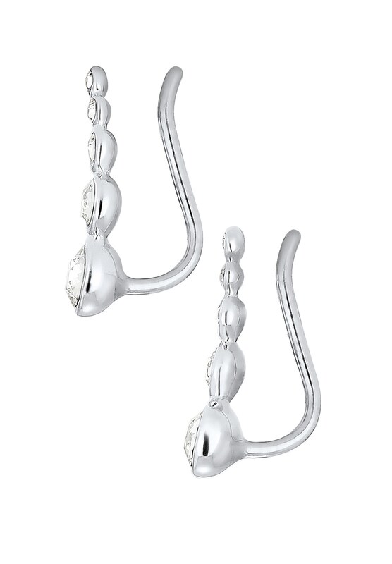 ELLI ELLI Ohrringe 'Climber' in Silber Lagerräumung