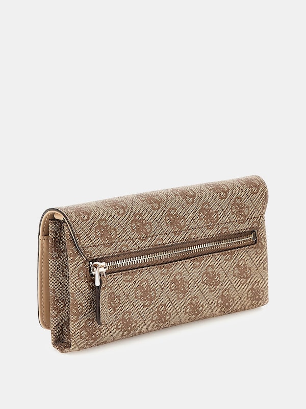 GUESS GUESS Clutch 'Noelle' in Dunkelbeige Angebote