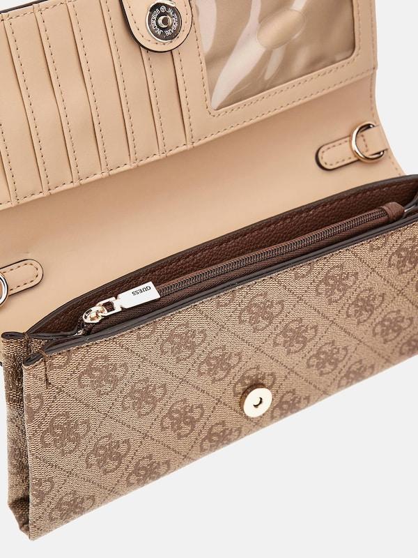 GUESS GUESS Clutch 'Noelle' in Dunkelbeige Angebote