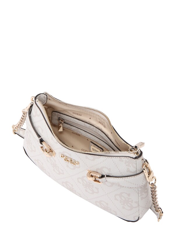 GUESS GUESS Schultertasche 'Lorelei' in Weiß Fabrikpreis