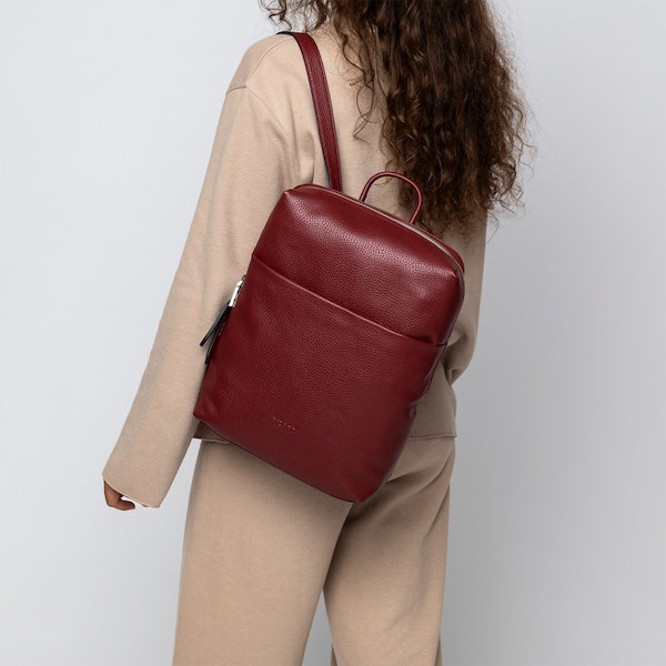 Picard Picard Rucksack 'Pure' in Rubinrot Letzter Tag