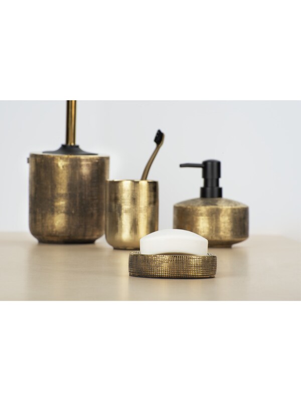 Wenko Wenko Bad-Accessoire Set 'Rivara' in Gold 50% Rabatt für begrenzte Zeit