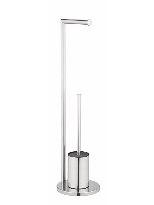 Wenko Wenko Stand WC-Garnitur 'Ferla' in Silber