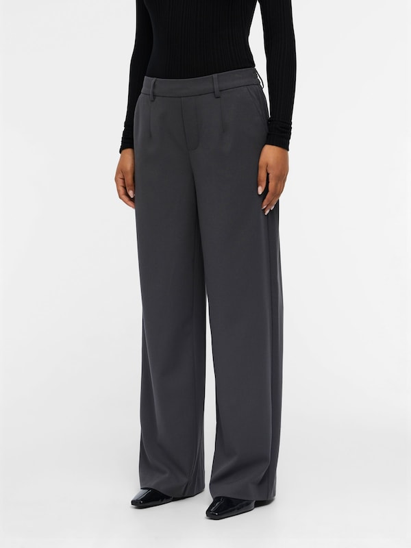 OBJECT OBJECT Wide Leg Hose 'OBJLisa' in Grau VIP-Rabatte