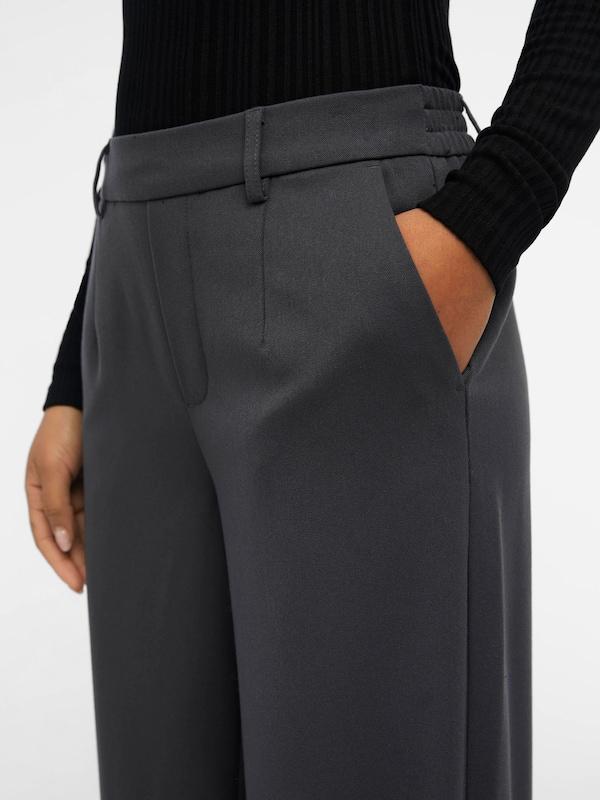 OBJECT OBJECT Wide Leg Hose 'OBJLisa' in Grau VIP-Rabatte