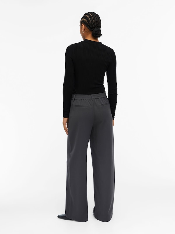 OBJECT OBJECT Wide Leg Hose 'OBJLisa' in Grau VIP-Rabatte