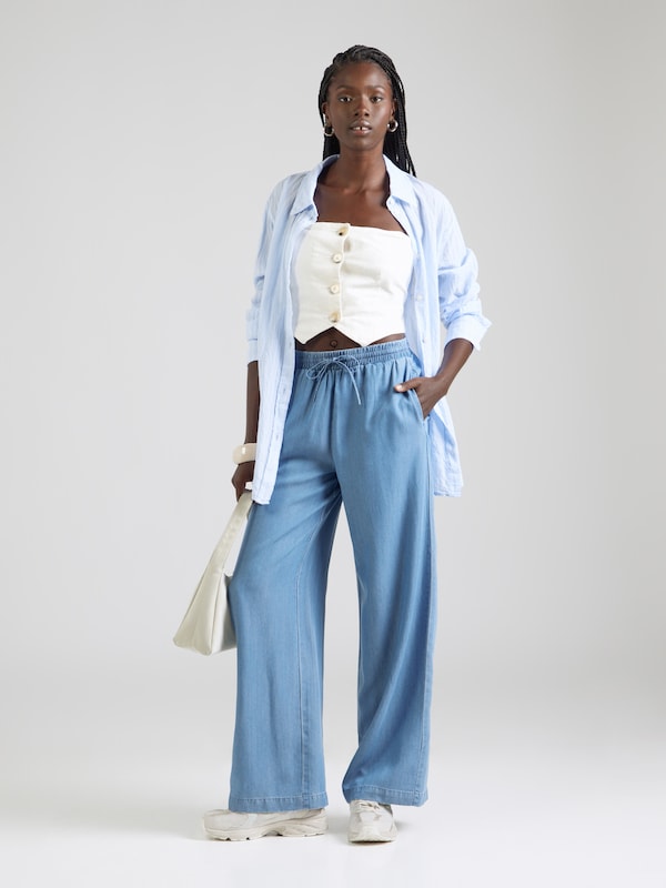 VERO MODA VERO MODA Wide Leg Hose 'VMBREE' in Blue Denim Letzte 3 Tage
