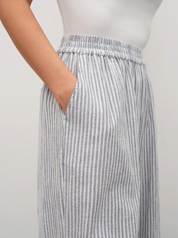 RÆRE by Lorena Rae RÆRE by Lorena Rae Wide Leg Hose 'Asta' in Opal Weiß Bis zu 60% Rabatt