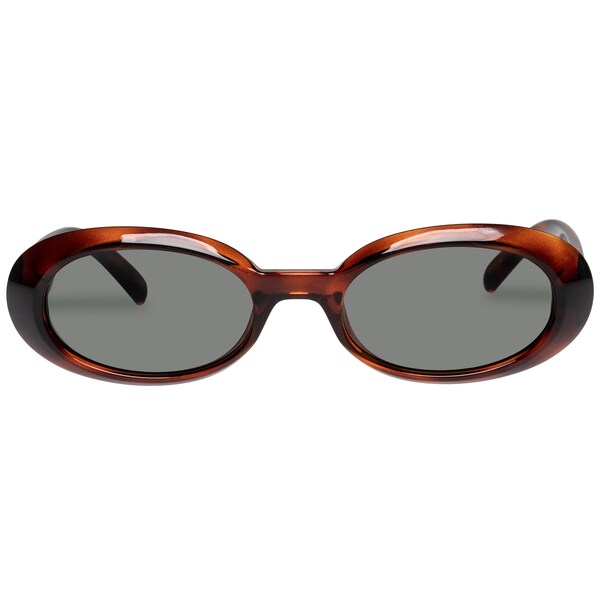 LE SPECS LE SPECS Sonnenbrille 'Work It' in Kastanienbraun Schoko Limitierter Zeitrabatt