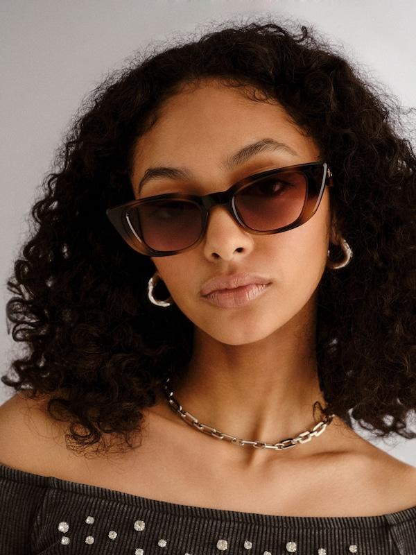 LE SPECS LE SPECS Sonnenbrille 'DREAM LOVER' in Cognac Dunkelbraun Preisnachlass