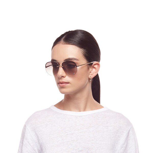 LE SPECS LE SPECS Sonnenbrille 'Panarea' in Gold Muttertagsangebot