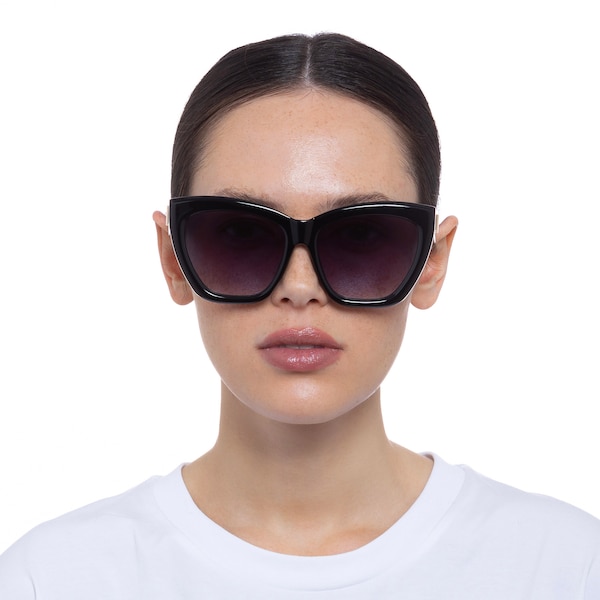 LE SPECS LE SPECS Sonnenbrille 'VAMOS' in Schwarz Valentinstagsangebot