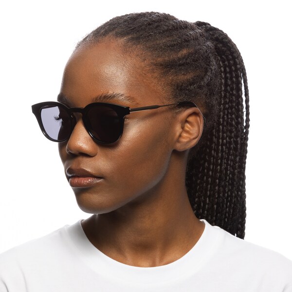LE SPECS LE SPECS Sonnenbrille 'Trasher' in Schwarz Jubiläumsangebot