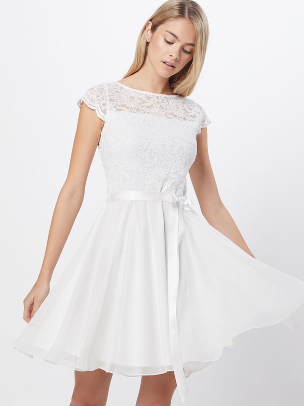 SWING SWING Kleid in Weiß Große Rabatte