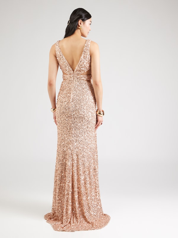 Unique Unique Kleid in Gold Neuheiten