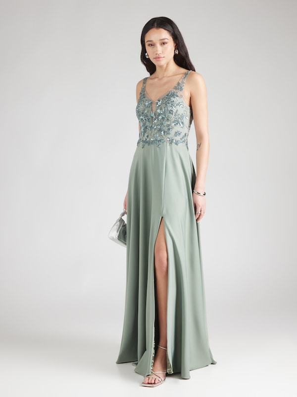 Unique Unique Kleid in Pastellgrün Zeitbegrenzte Promotion