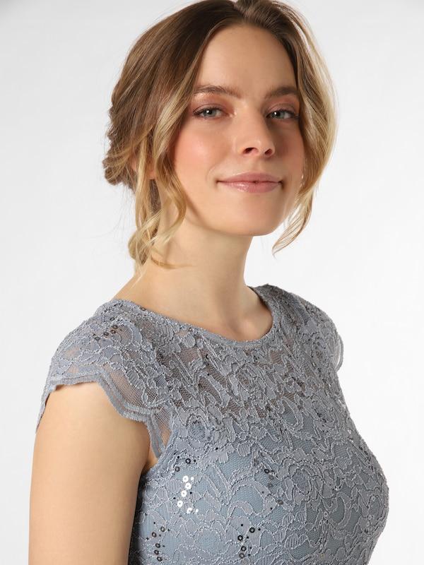 SWING SWING Kleid in Rauchblau Sonderangebot der Fabrik