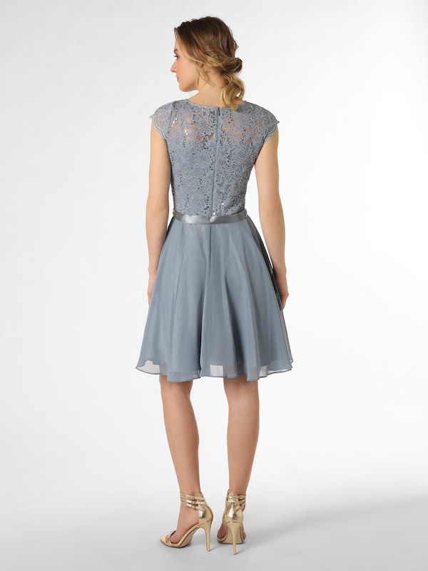SWING SWING Kleid in Rauchblau Sonderangebot der Fabrik
