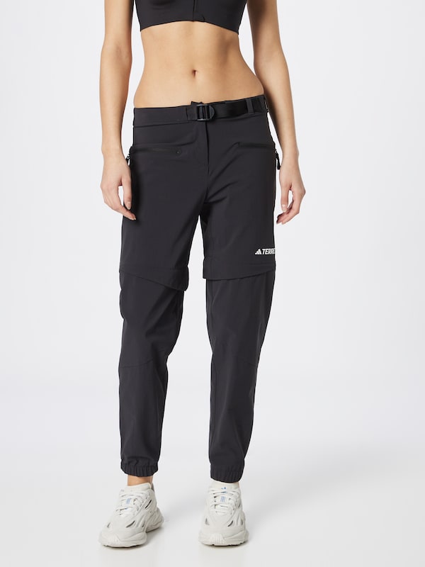 ADIDAS TERREX ADIDAS TERREX Tapered Sporthose 'Utilitas Zip-Off' in Schwarz Begrenzt auf 3 Tage