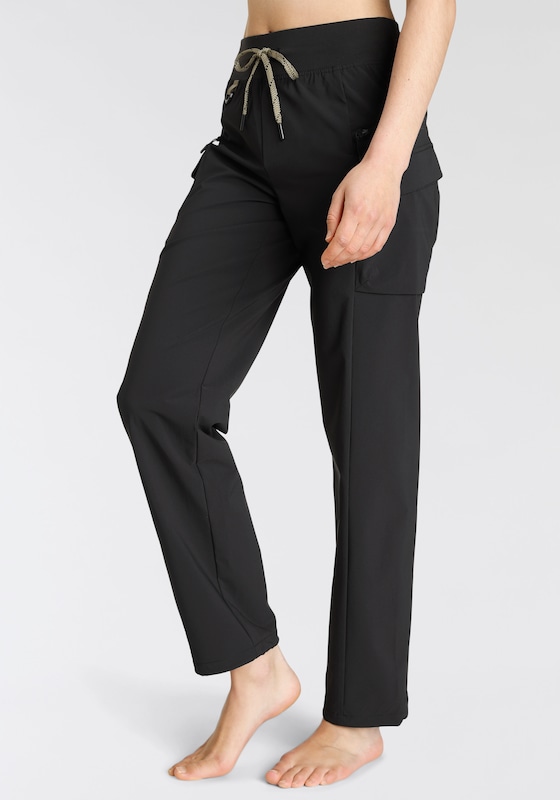LASCANA ACTIVE LASCANA ACTIVE Regular Outdoorhose in Schwarz Outlet