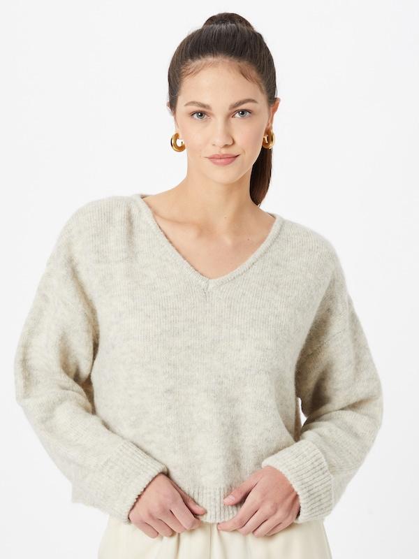 AMERICAN VINTAGE AMERICAN VINTAGE Pullover 'EAST' in Greige Limitierter Zeitrabatt
