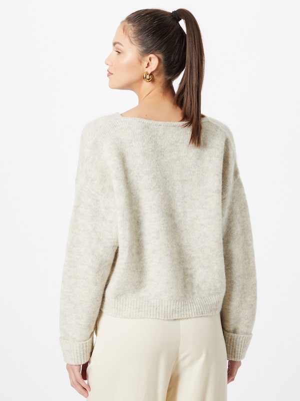 AMERICAN VINTAGE AMERICAN VINTAGE Pullover 'EAST' in Greige Limitierter Zeitrabatt