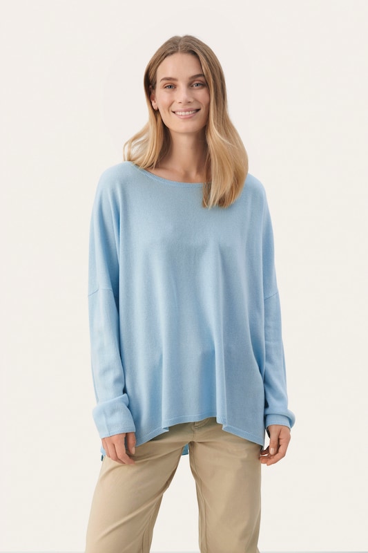Part Two Part Two Pullover 'Tila' in Himmelblau Großer Ausverkauf