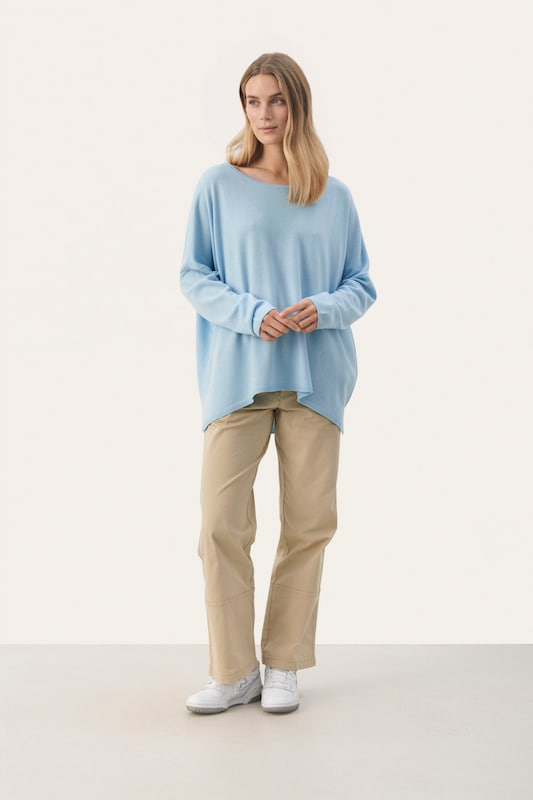 Part Two Part Two Pullover 'Tila' in Himmelblau Großer Ausverkauf
