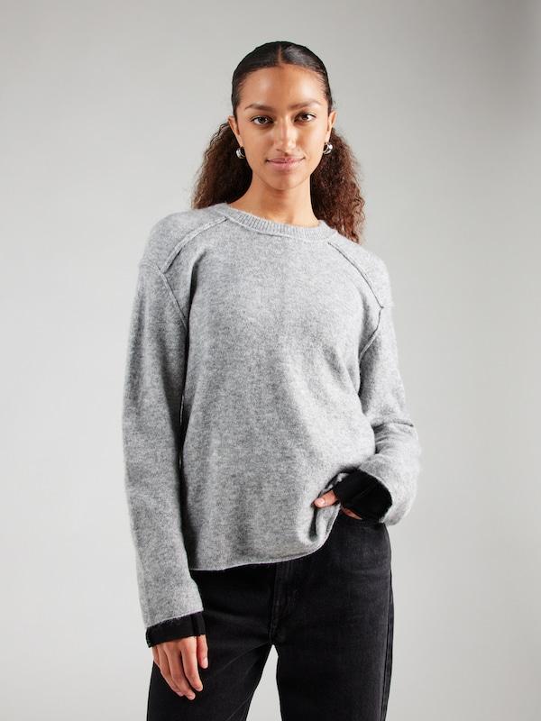 ABOUT YOU ABOUT YOU Pullover 'Birka' in Graumeliert Flash Sale