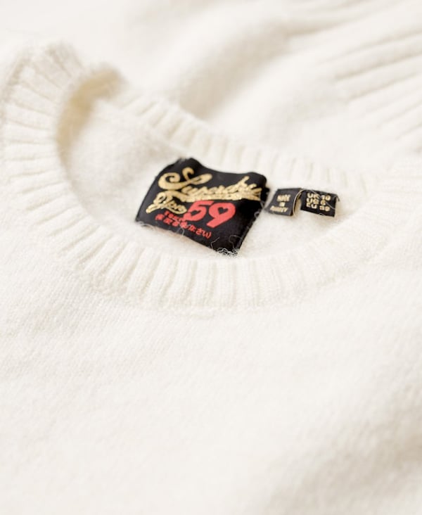 Superdry Superdry Pullover in Weiß Begrenztes Angebot
