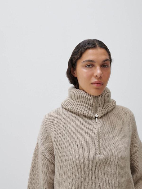ABOUT YOU x Marie von Behrens ABOUT YOU x Marie von Behrens Pullover 'Valentina' (GRS) in Kitt Online Shopping