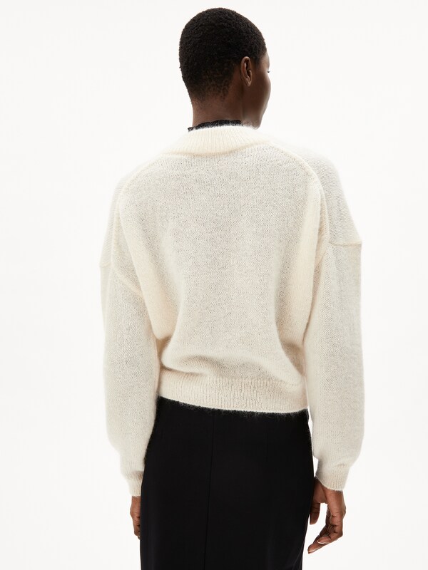 ARMEDANGELS ARMEDANGELS Strickpullover ' MOHAIR ' in Beige Saisonschlussverkauf