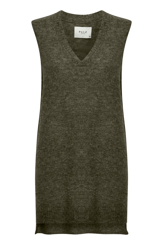 PULZ Jeans PULZ Jeans Pullover 'ASTRID' in Grün Cyber Monday
