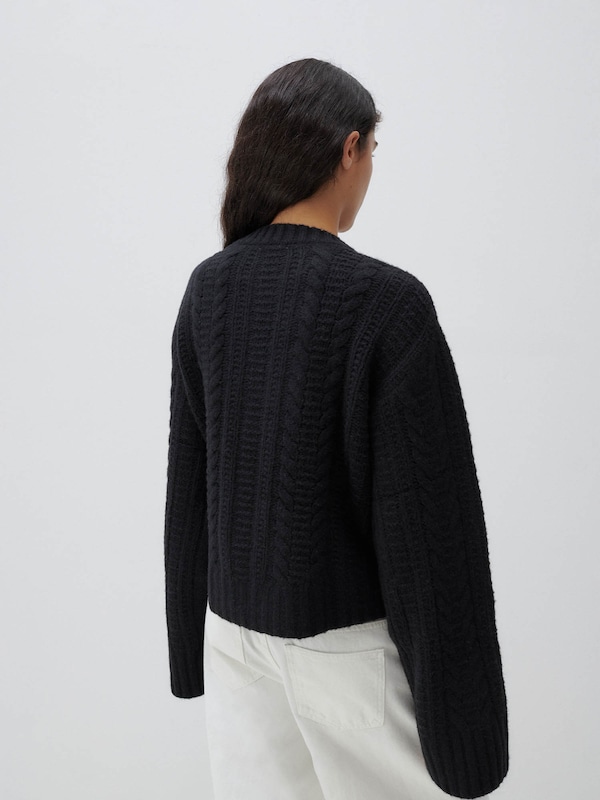 ABOUT YOU x Marie von Behrens ABOUT YOU x Marie von Behrens Pullover 'Agathe' in Schwarz Vatertagsangebot