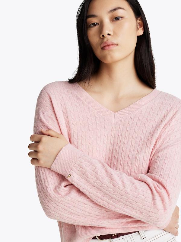 TOMMY HILFIGER TOMMY HILFIGER Pullover in Hellpink Online Outlet