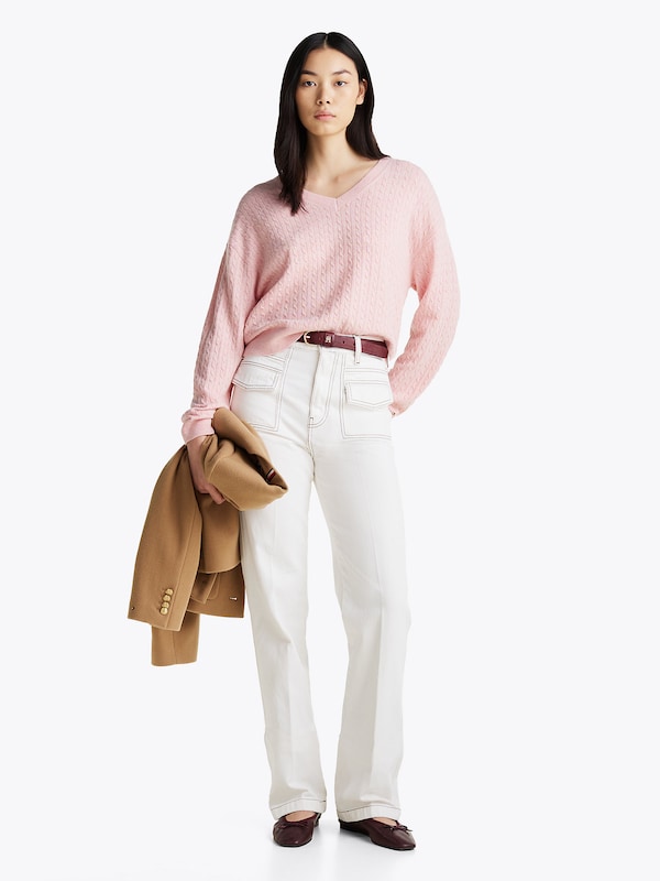 TOMMY HILFIGER TOMMY HILFIGER Pullover in Hellpink Online Outlet
