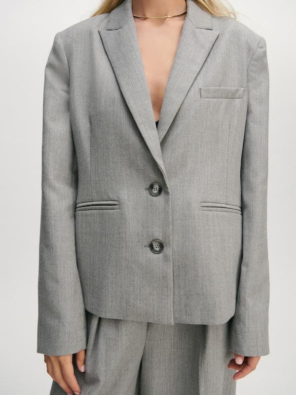 ABOUT YOU x Marie von Behrens ABOUT YOU x Marie von Behrens Blazer 'Caya' in Hellgrau Kauf eins, bekomm eins gratis