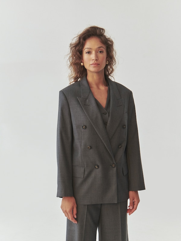 TATUUM TATUUM Blazer 'Erme' in Graumeliert Bis zu 60% Rabatt