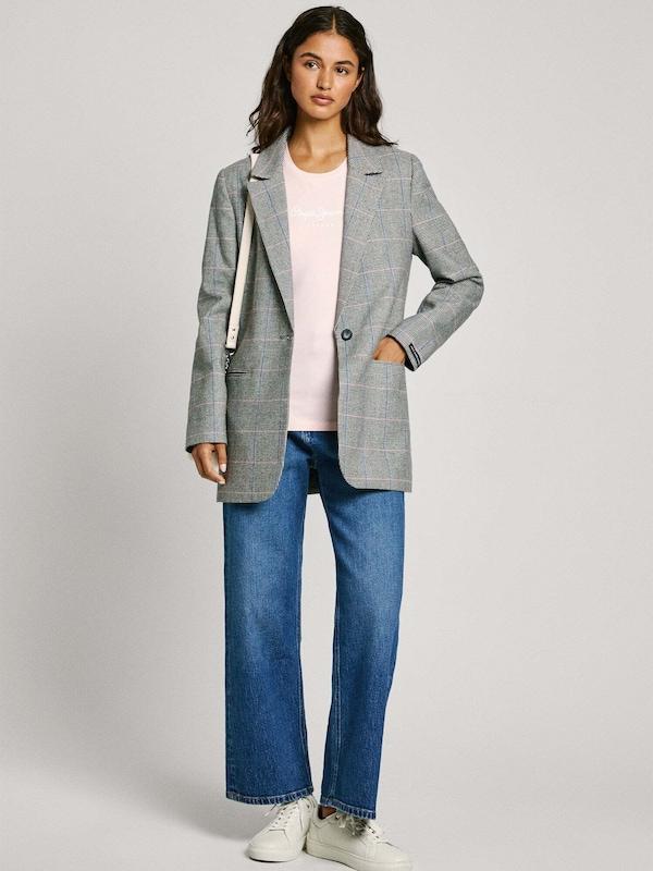 Pepe Jeans Pepe Jeans Blazer 'Flavia' in Anthrazit Nur noch ein Tag übrig