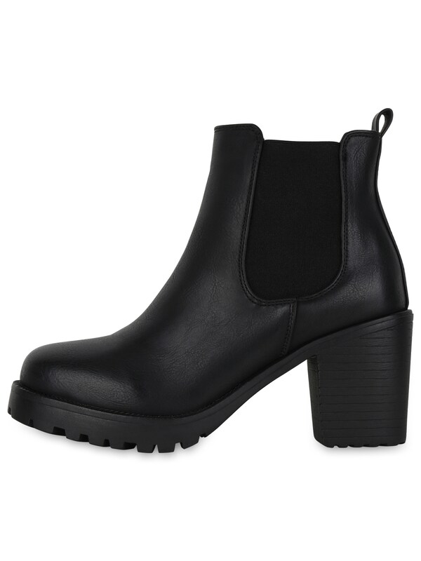 Van Hill Van Hill Chelsea Boots 'Bella' in Schwarz Lagerräumung